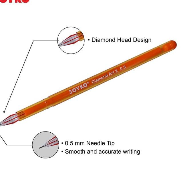 

Buruan Beli Q8ZM Color Gel Pen Pena Jel Warna Joyko GPC-297 Diamond Art2 12 Warna 0.5mm ME Q ikB
