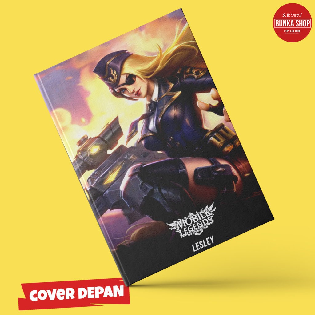 

Note Book Game Mobile Legends Lesley Hardcover A5 Buku Catatan Buku Tulis Murah