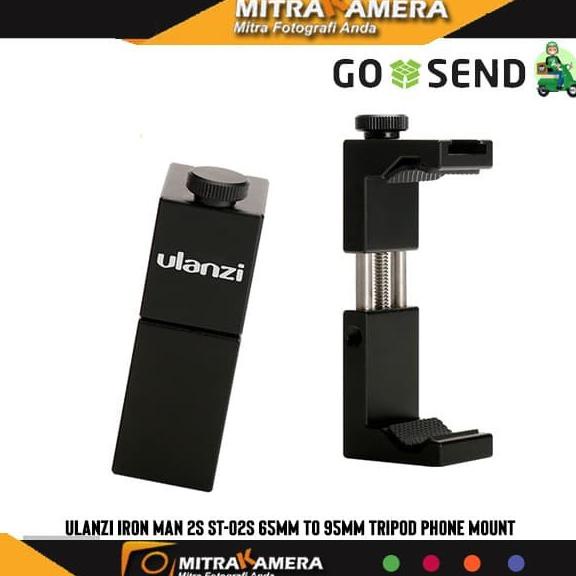 Menakjubkan Ulanzi Iron Man 2S St-02S 65Mm To 95Mm Tripod Phone Mount Bergaransi