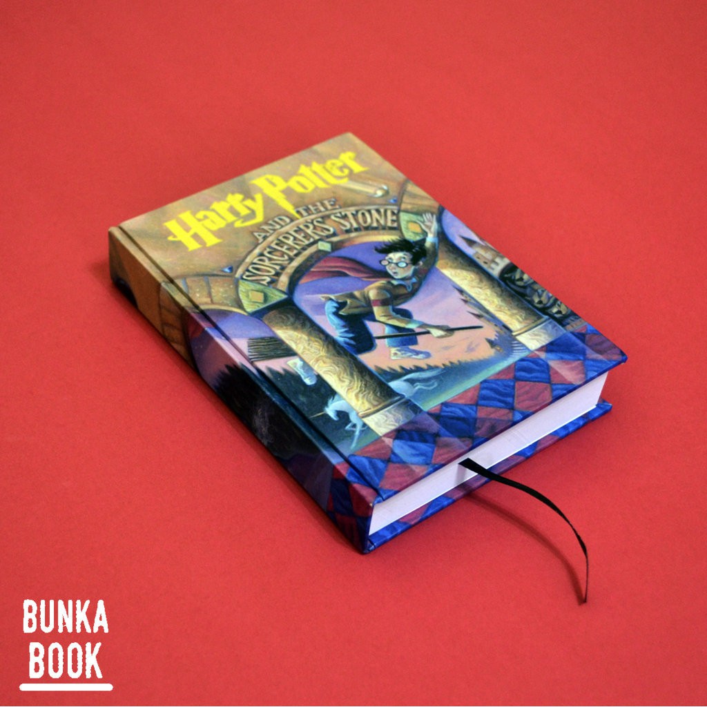 

Pocket Book Hardcover Harry Potter The Sorcerers Stone Novel Cover Ukuran A6 Jurnal Agenda Planner Gift Couple