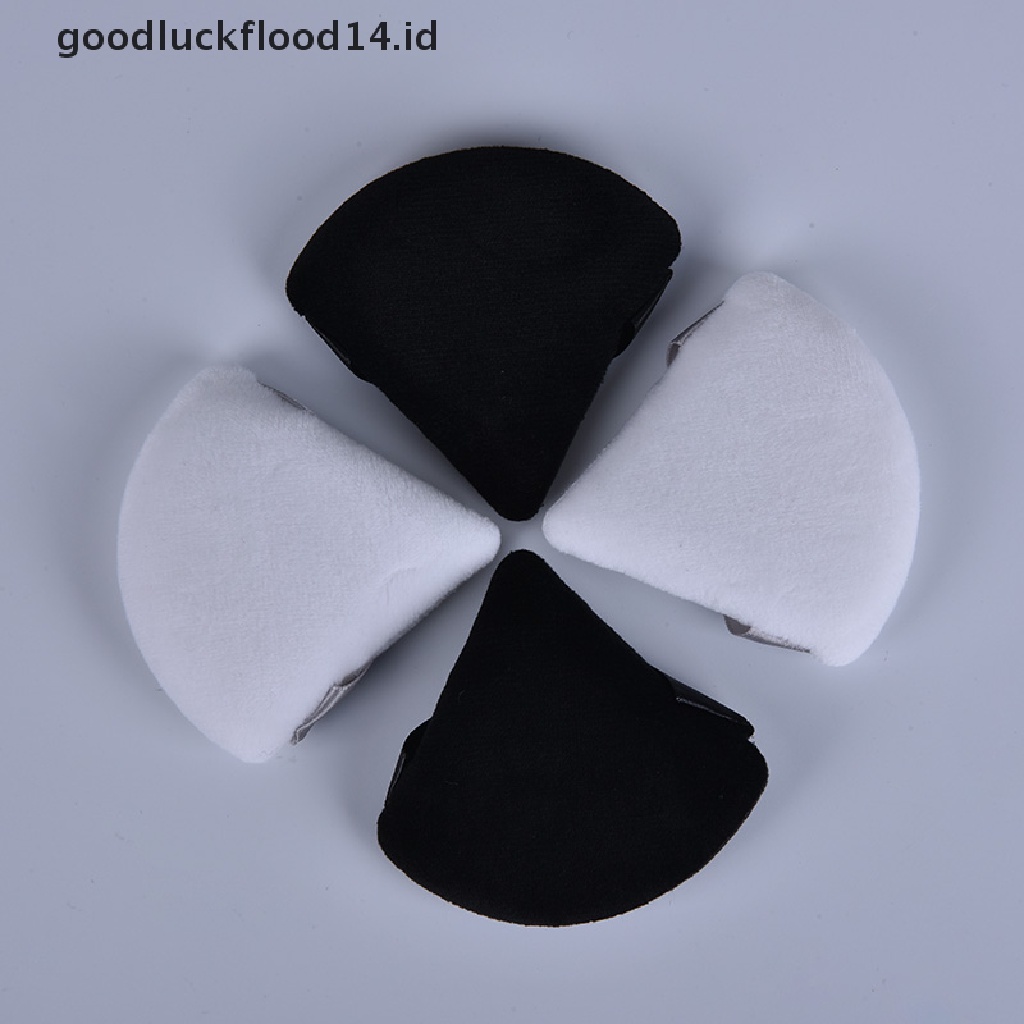 [OOID] 2pcs Portable Soft Triangle Velvet Cosmetic Puffs Mini Makeup sponge Makeup tool ID