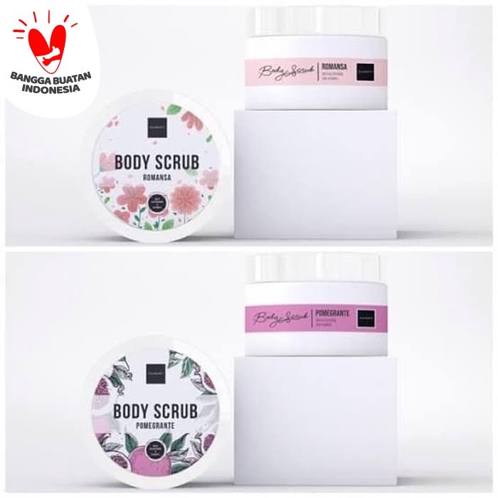 LULUR MANDI SCARLETT POMEGRANATE / SCARLETT BODY SCRUB POMEGRANATE