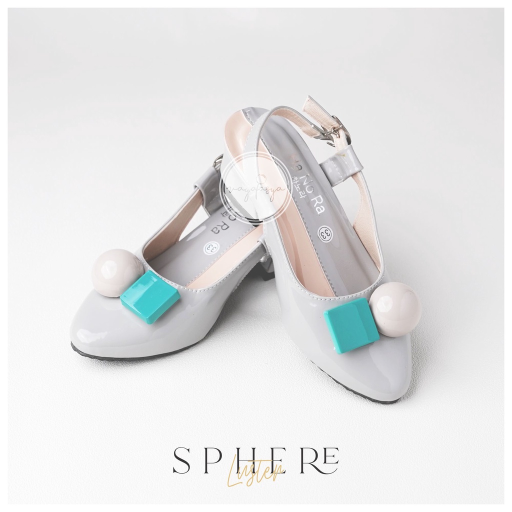 Vayatasya Ha No Ra | Sphere luster Slip On Tali Anak Perempuan | Sandal Sepatu Modern Futuristic