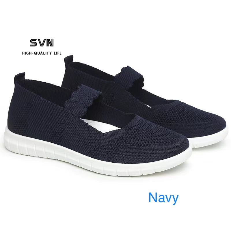 [GROSIR][COD] SEVEN_DAY SEPATU SLIP ON BAHAN RAJUT SEPATU WANITA IMPORT MURAH FASHION FZ-A54