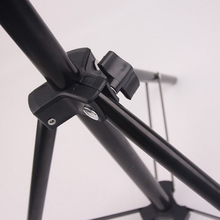 TaffSTUDIO Portable Light Stand Tripod 1 Section 160cm for Studio Lighting - TB-037 - Black