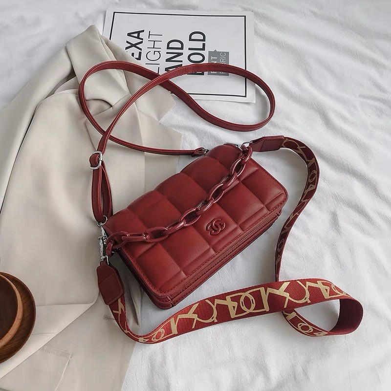 ✨✨FREE 3 TALI STRAP RANTAI KULIT✨✨ TAS SELEMPANG HANDBAG SHOULDER SLINGBAG IMPORT KONDANGAN LB- 172