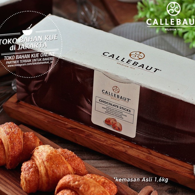 

Callebaut Baking Sticks 100gr 44% Dark Chocolate Stick Coklat Batons