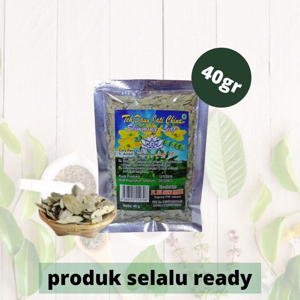 

teh jati cina pelangsig kemasan 40g produk aman dan alami