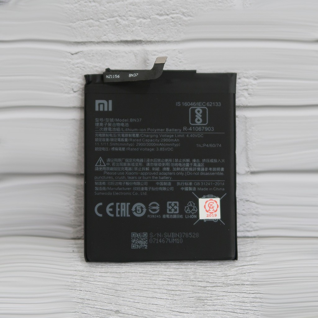 BOS - Baterai BN37 Xiaomi Redmi 6 / 6A Redmi 5 Plus Redmi 5+ Redmi 6 Pro 3000mAh | Battery Batre HP