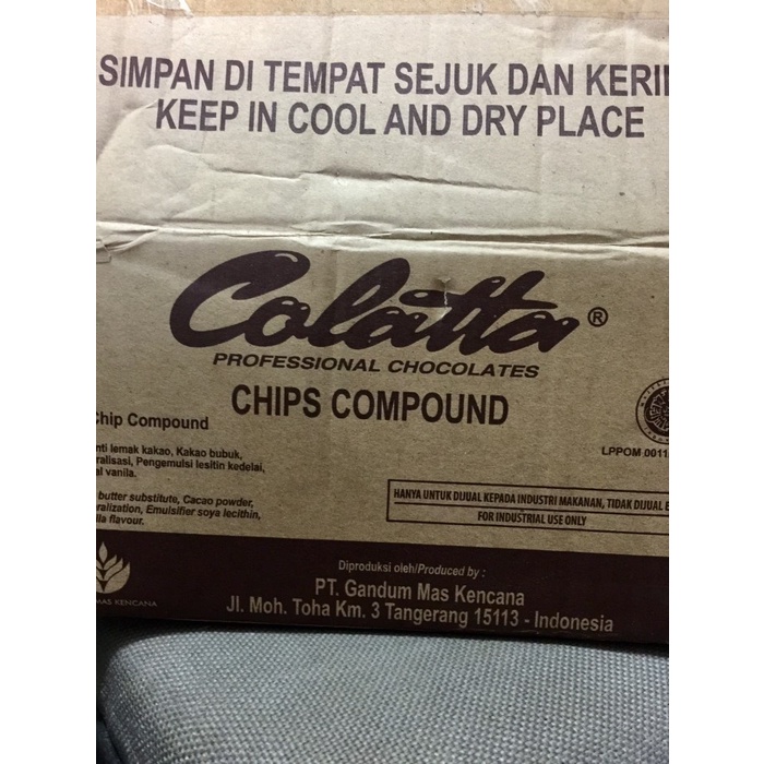 

ds20111w Colatta Choco Chips Compound Lancip 250 Gr Xz20X1Z11