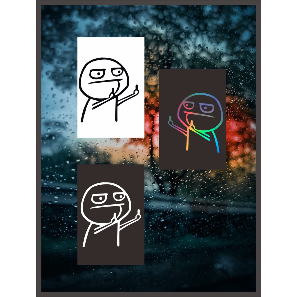 Stiker Cutting - MEME FUCEK CUTTING STICKER - Striker Fucek
