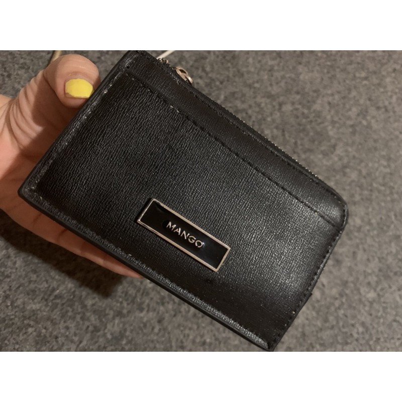 PRELOVED Mango Card Holder Black ORIGINAL