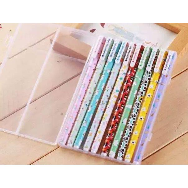 

Pen Cute Set 10 Pcs Pen Tinta Pulpen Gel Jkt