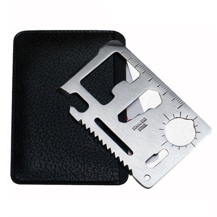 Solid Wallet EDC 11 in1 Multi Purpose Credit Card Sized Pocket Tool 02