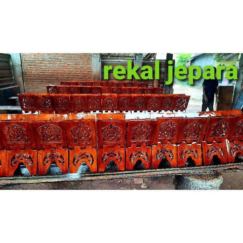 Meja Mengaji Asli Jepara Ukuran Besar 38x18 Bisa COD