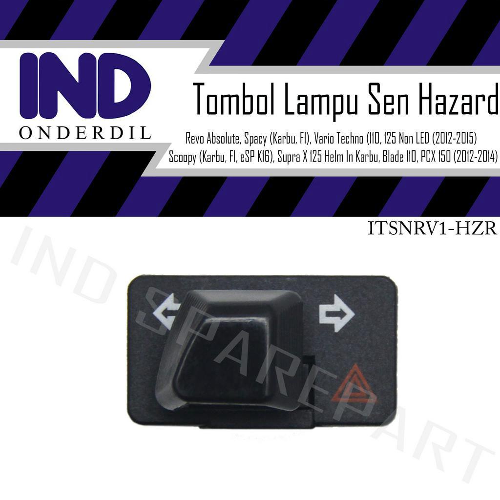 Tombol-Saklar-Switch 3 Fungsi Lampu Sein-Sen Hazard Blade 110 &amp; PCX 150 Riting Ritting Reting Retting