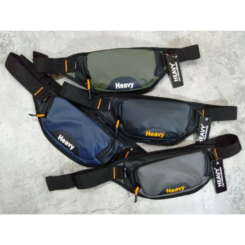 tas pria waistbag. tas selempang waterproof, tas waistbag tahan air . Heavy