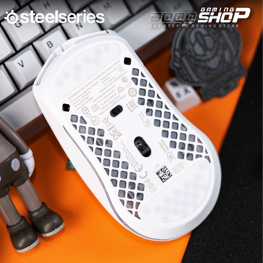 Steelseries Aerox 3 Snow White 2022 Edition Wireless - Gaming Mouse