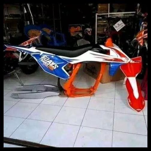 BODY BODI FULSET TRAIL KTM 250 2017 - PUTIH