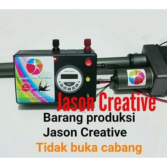 Otomatis Penutup Pintu Rumah Burung Walet Hanya Controller Saja