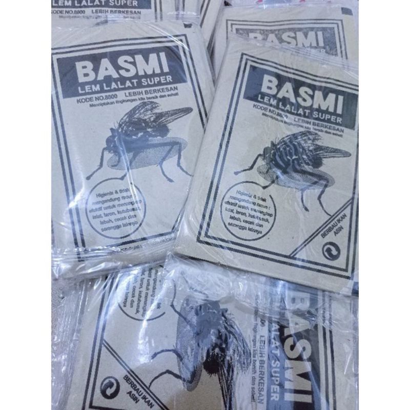 1 PCS LEM PERANGKAP LALAT LEM PERANGKAP CICAK  - MODEL PAPAN KERTAS SEKALI PAKAI