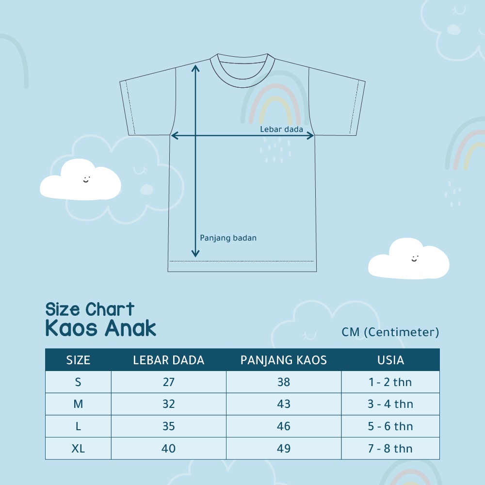 Yamena Kids Baju Kaos Anak Kaos anak lengan pendek kaos anak unisex