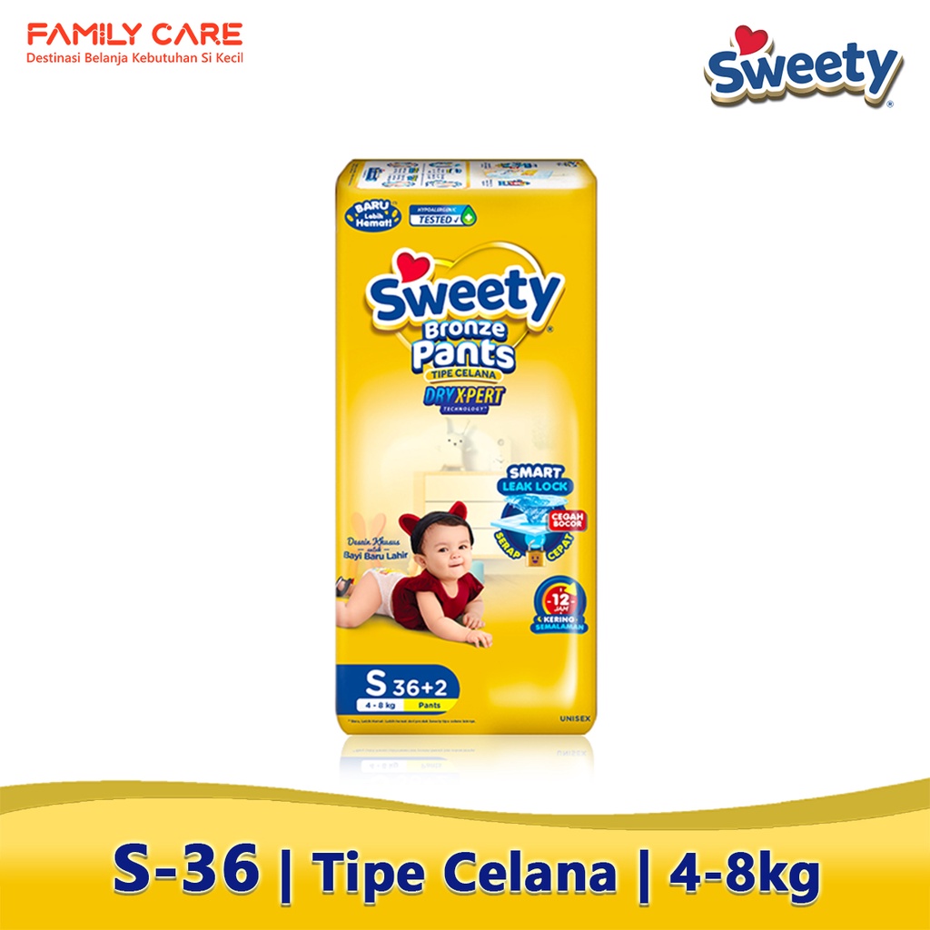 SWEETY Bronze Pants S36 | Popok Sweety S 36