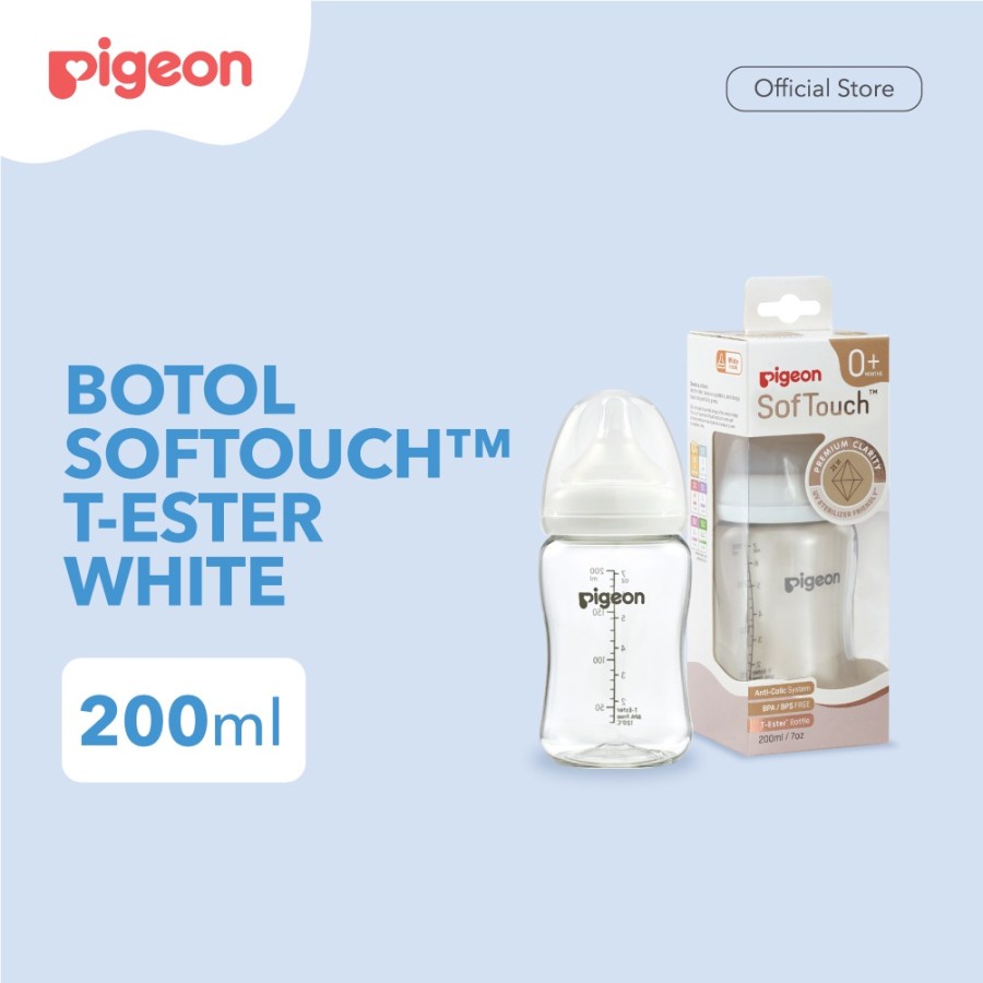 PIGEON Botol T-Ester Wide Neck 200ml / 300ml / Botol Susu Bayi