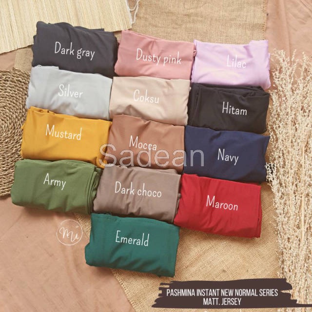 PASHMINA JERSEY NEW NORMAL SERIES BAHAN JERSEY/PASHMINA INSTANT JERSEY MURAH/PASHMINA TELINGA BOLONG PASTAN JERSEY