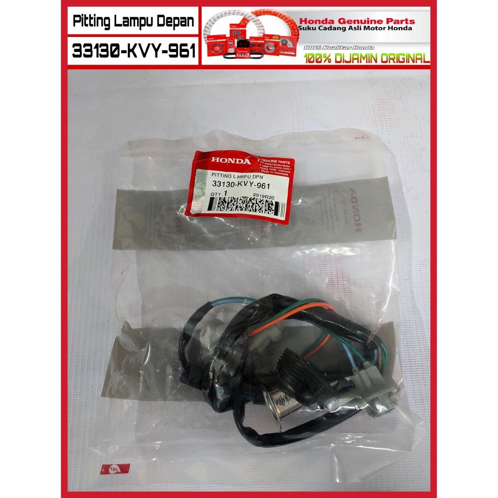 33130-KVY-961 KABEL SOCKET LAMPU DEPAN ORIGINAL BEAT KARBU