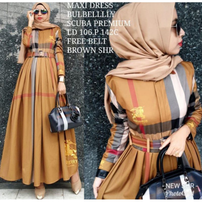 READY,SHR ORY 100% GAMIS BURBERRY  MAXII