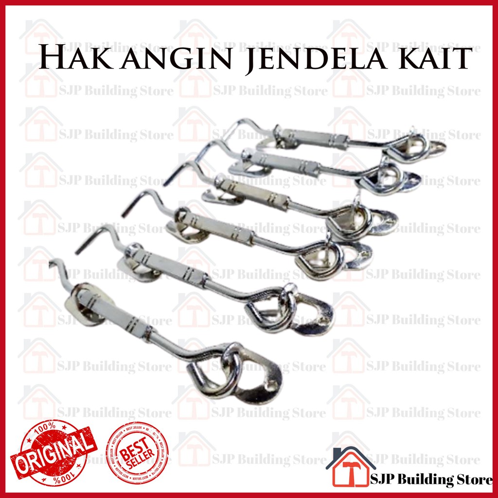 Hak Angin Kait 20 Cm Window Stay Pintu Cantolan Kait Jendela