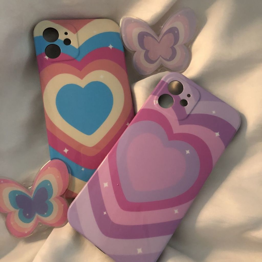 Soft Case Hp Gambar Love Untuk IPhone 12 / 13 / 11promax / X / Xs Max / Xr / 7 / 8plus