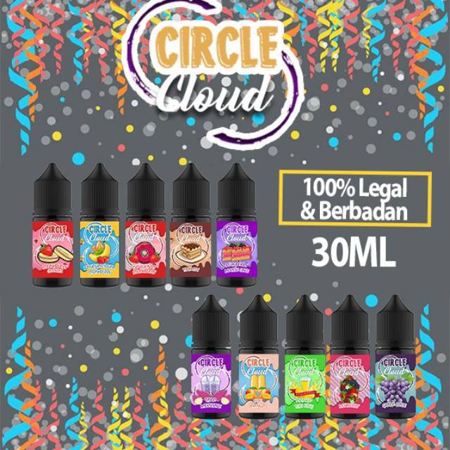 Liquid Vape Super Premium Circle Cloud 30ml Non Nikotin Termurah