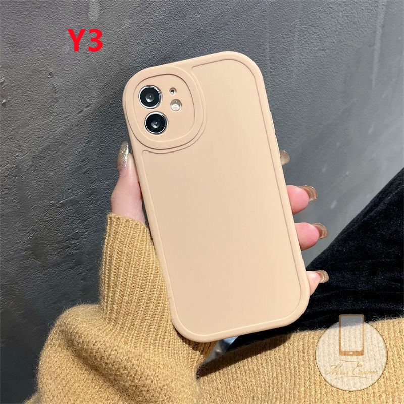 Soft Case Silikon TPU Warna Polos Untuk iPhone 7Plus 11 12 13 Pro Max XR X XS Max 7 8 Plus SE