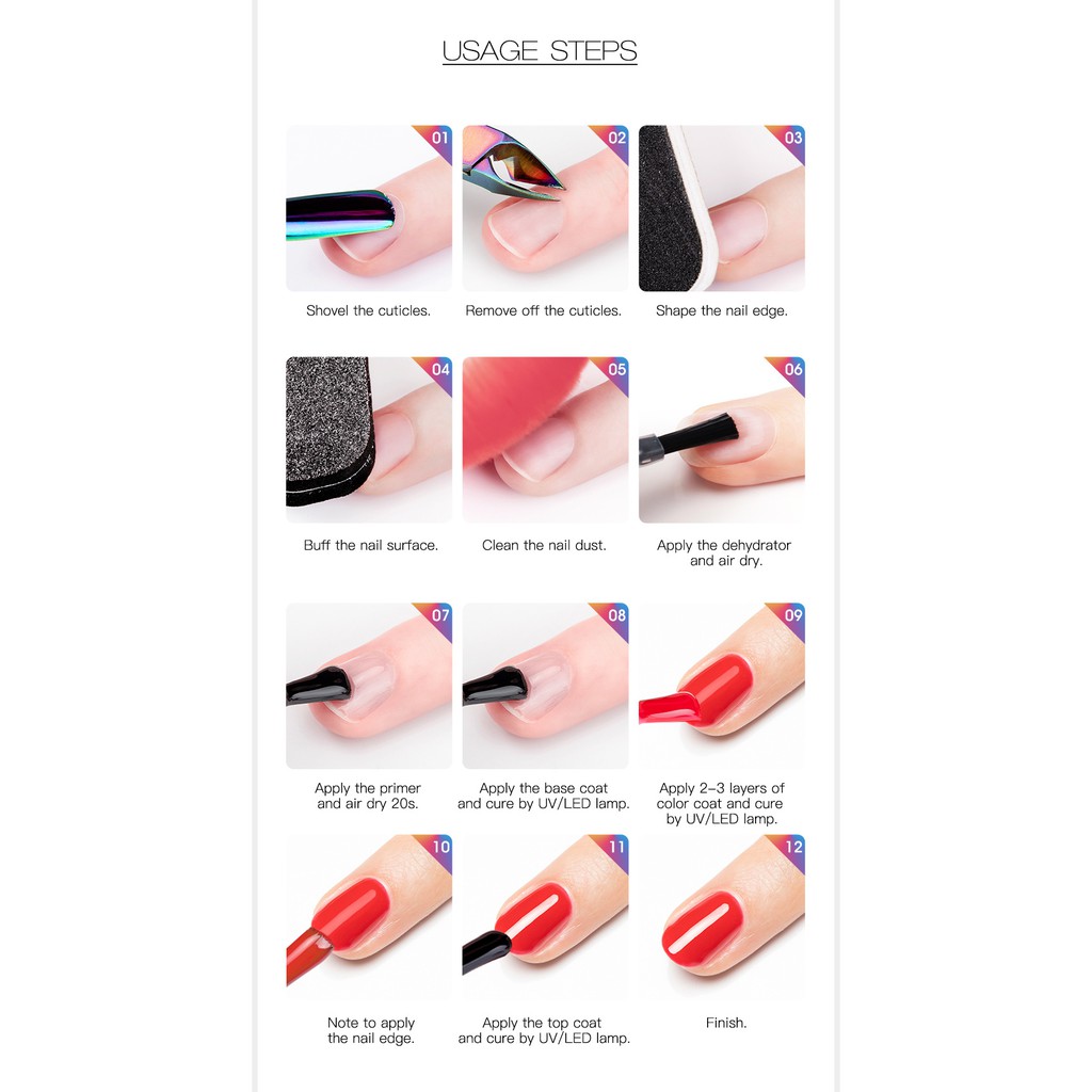 ORIGINAL ROSALIND GEL NAIL POLISH UV LED 7 ML WARNA 21 - 40