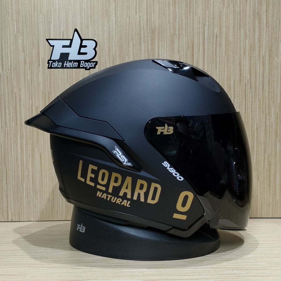 RSV SV300 Black DOF visor DARKSMOKE spoiler DOF LEO GOLD