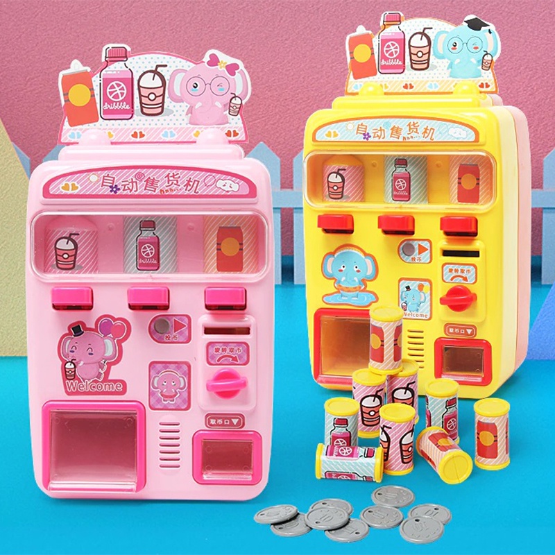 Vending Machine Toy / Mesin Penjual Permen dan Minuman Otomatis / Simulasi