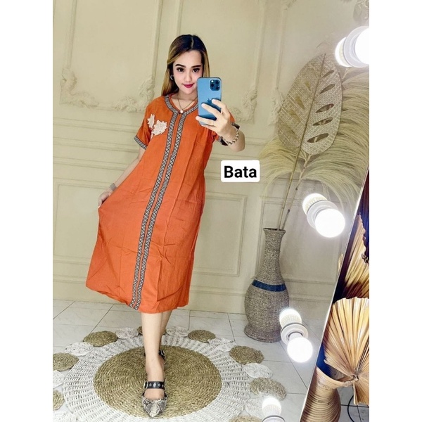 DASTER ARAB RENDA FC BAHAN RAYON MURAH BUSUI JUMBO LD110-112