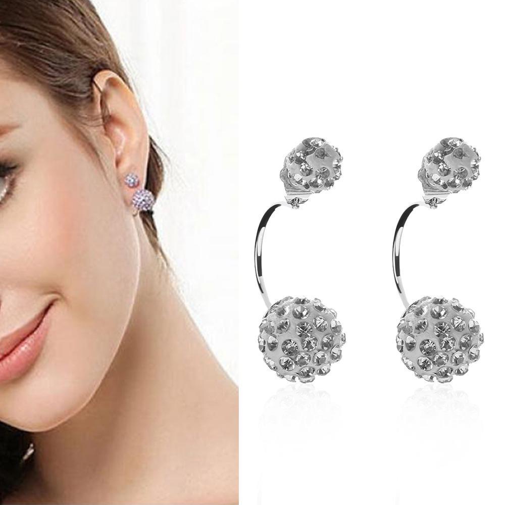 Preva Anting Hadiah Wanita Kristal Double Beads