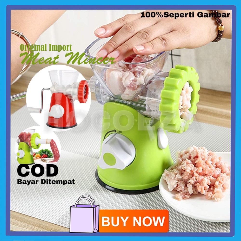 ALAT PENGGILING GILING DAGING MAKANAN MEAT MINCER IKAN SAYUR BAHAN DAPUR DLL MANUAL OTOMATIS VA133