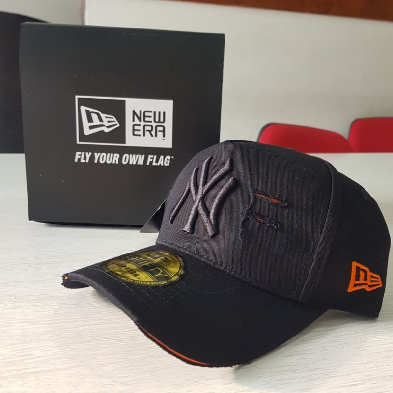 New Era 940AF NY Yankee Cotton Damage Black Men's cap