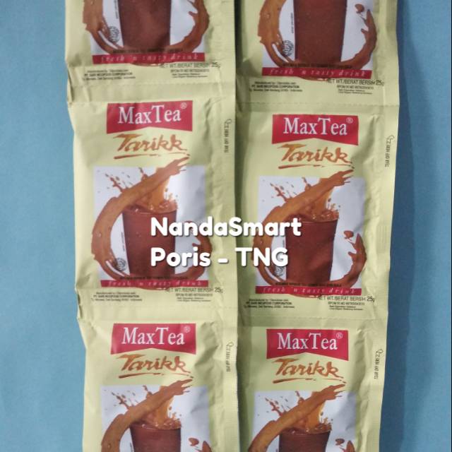 

Teh tarik Maxtea perrenteng isi 10 sachet