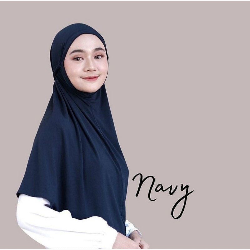 hijab bergo jersey tali maryam