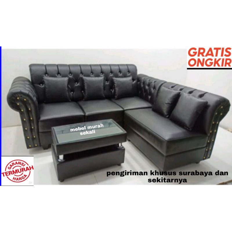 Sofa L sudut / Sofa sudut L minimalis / Sofa Murah / Sofa L Putus