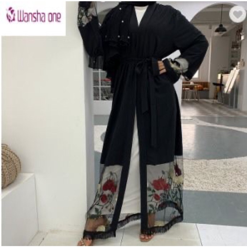 cardigan abaya