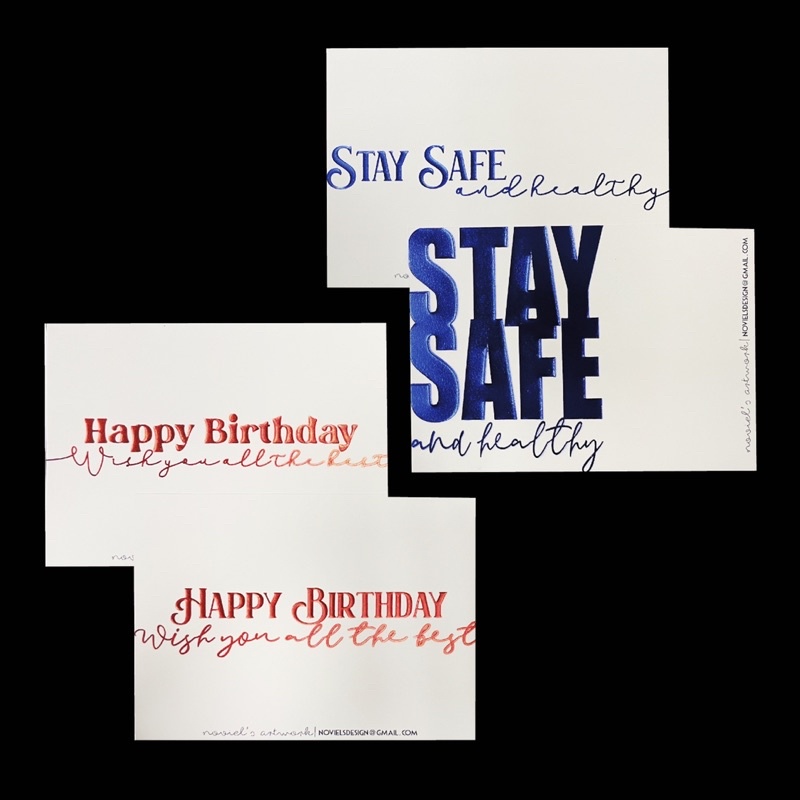 

Greeting Card/Birthday Card/Stay Safe Card