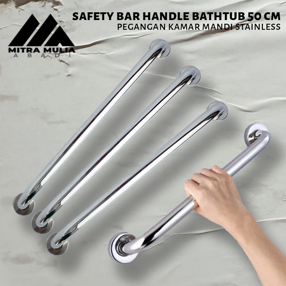 Handle Pegangan Bathup SUS 304 |Pegangan Bathub Kamar Mandi Stainless - 50 CM