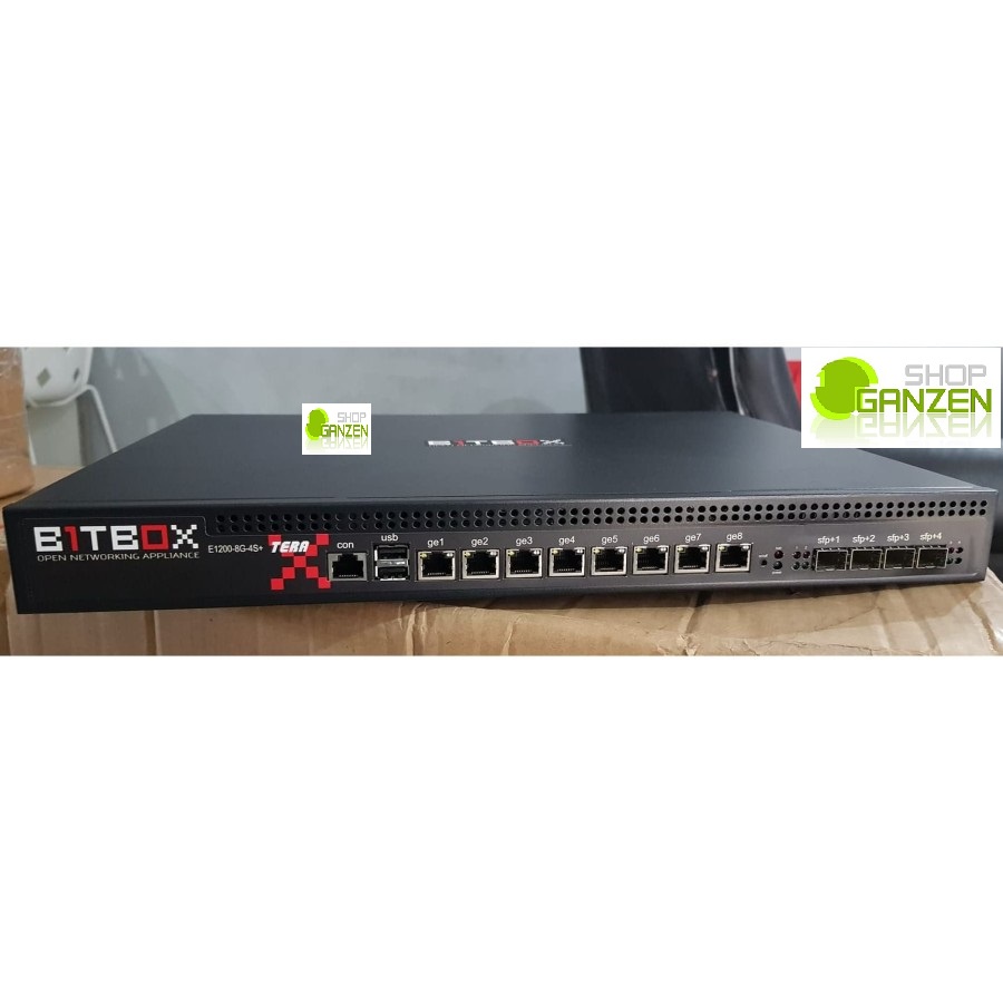 BITBOX Tera Dual E1200DP-8G-4S+ Server - Firewall - Router