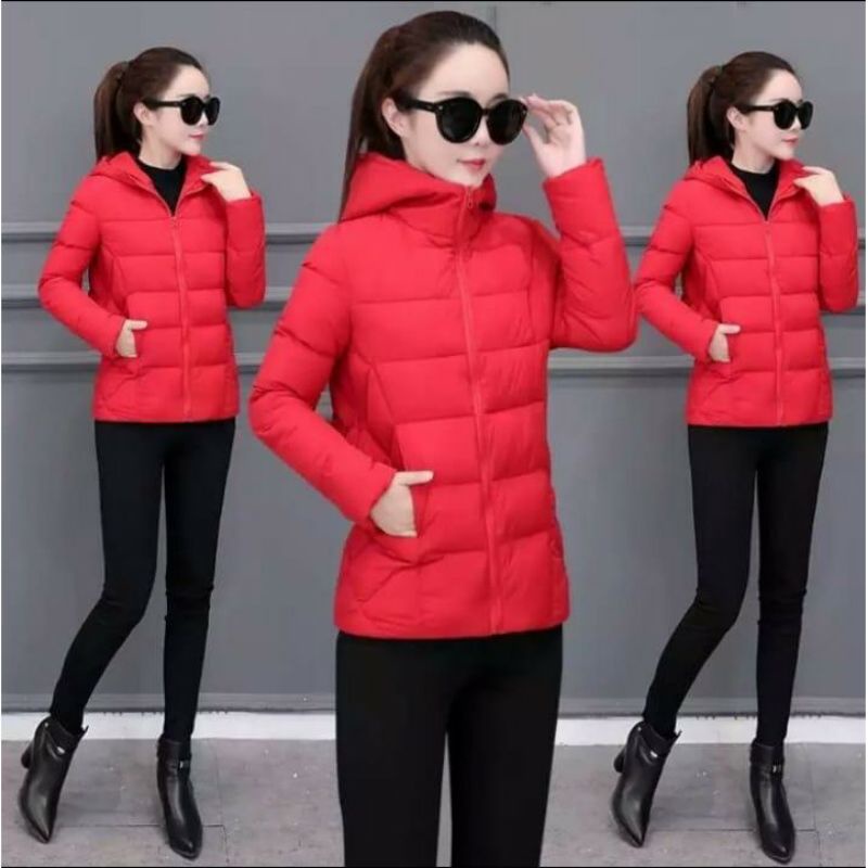 JAKET WINTER WANITA/JAKET PARASUT WANITA/JAKET WANITA TEBAL/JAKET WANITA TERBARU 2021/JAKET WANITA M